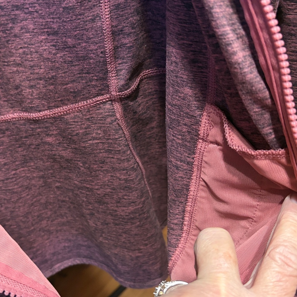 Yogalicious Lux Heathered Plum Full Zip Athletic Jacket Size M - Picture 5 of 8